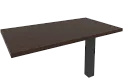 Брифинг для прямолинейного стола (антрацит опора)