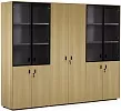 Офисный шкаф для документов с гардеробом