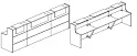 Стойка ресепшен прямая №17