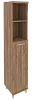 Офисный шкаф высокий узкий (левый)