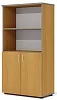 Офисный шкаф комбинированный, средний