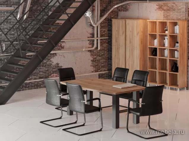 столы Фёст Металл Дуб
